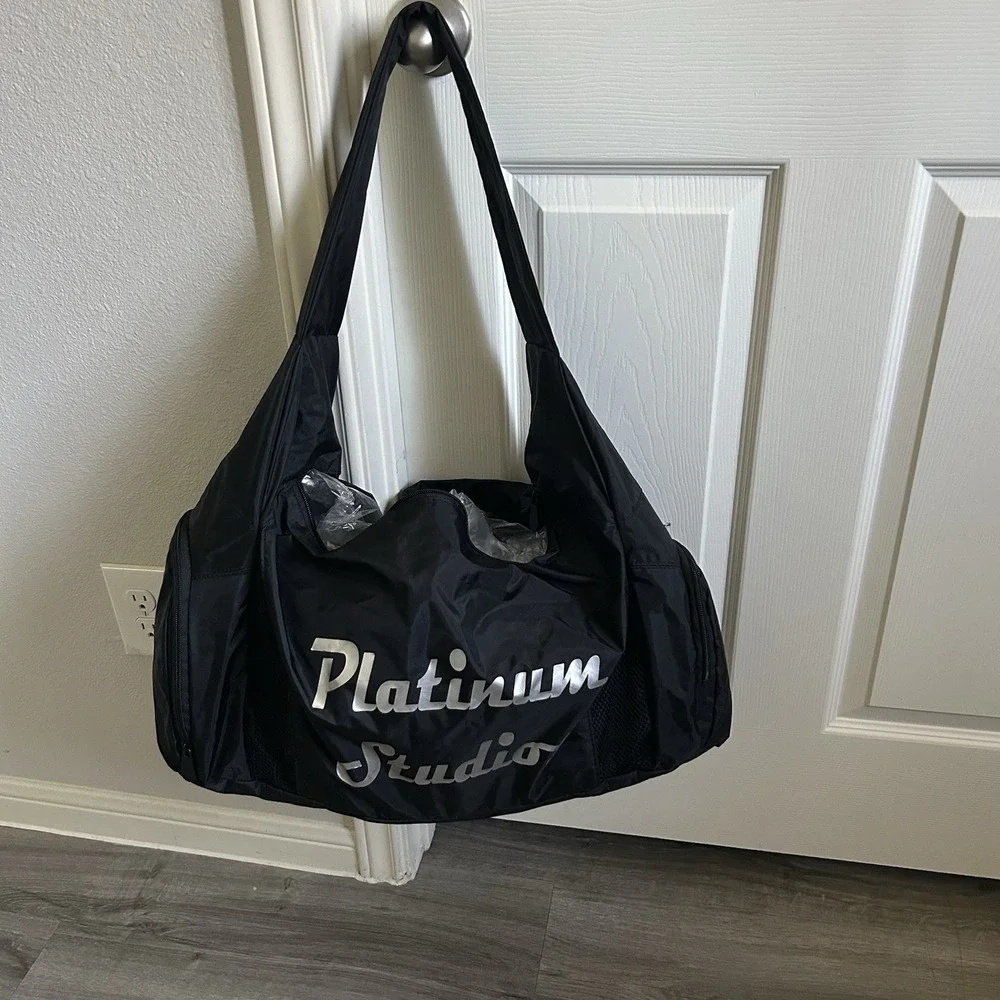 Black Volleyball Equipment Carry Duffel Bag Augusta Sportswear L=22 H=9 W=9
